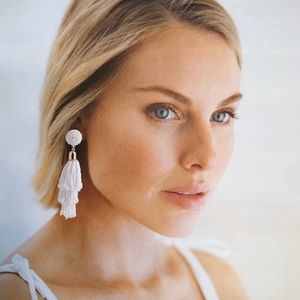 PANACEA Beaded Tassel Earrings